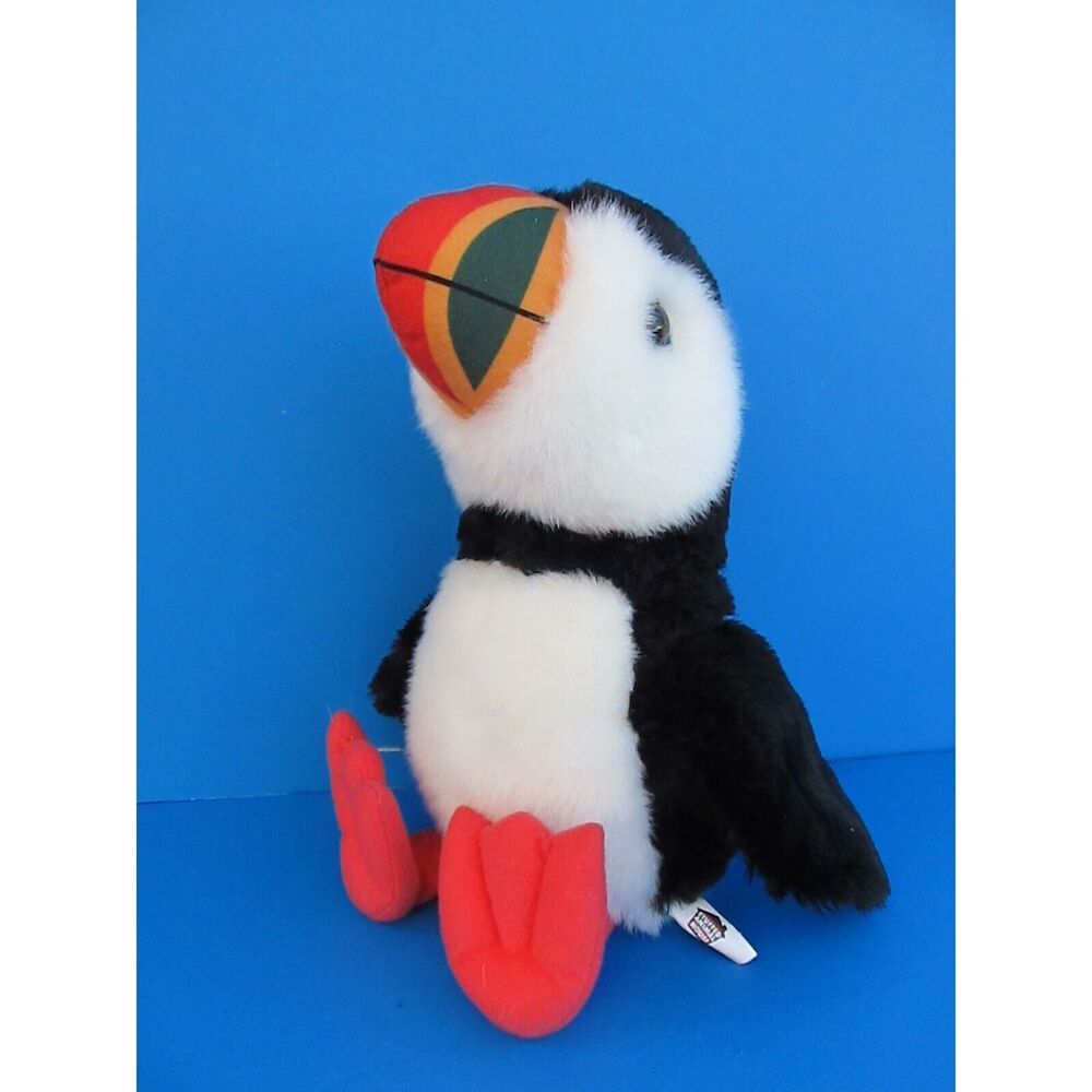 Stuffed Animal House Plush Puffin Stuffed Animal Toy 12" Realistic